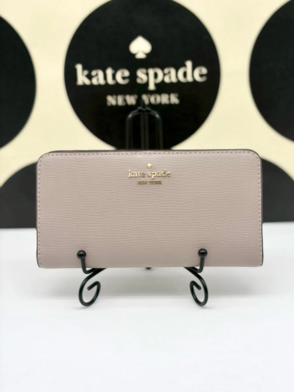 Kate Spade Slim Bifold Wallet Warm Taupe